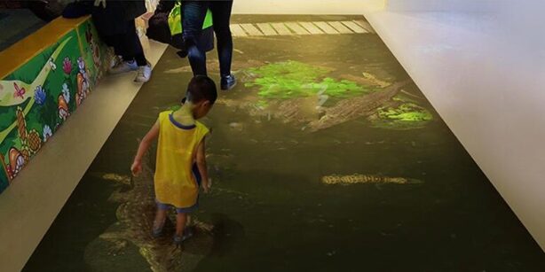 Ground LiDAR Interactive Projection Games