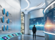 Corporate Showroom LiDAR Interactive Floor Projection