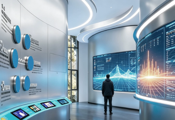 Corporate Showroom LiDAR Interactive Floor Projection Corporate Showroom LiDAR Interactive Floor Projection